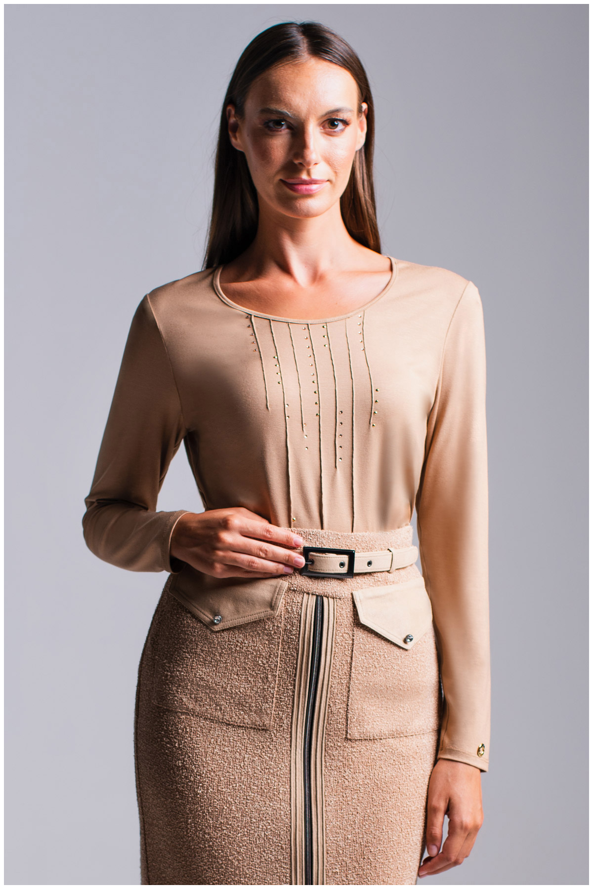 Lovina – Premium Bluza sa Čipkastim Detaljima main image 1