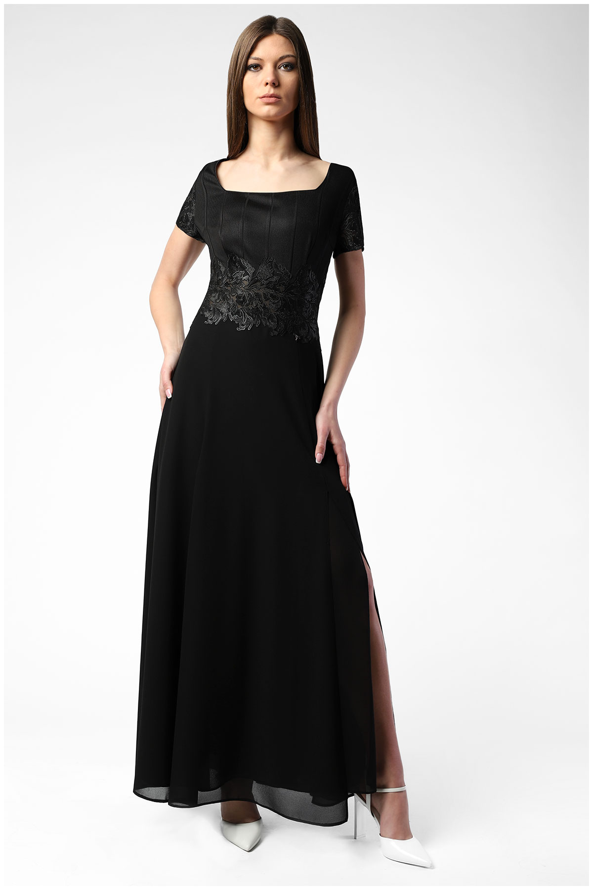 Long black dress | Luna Fashion House