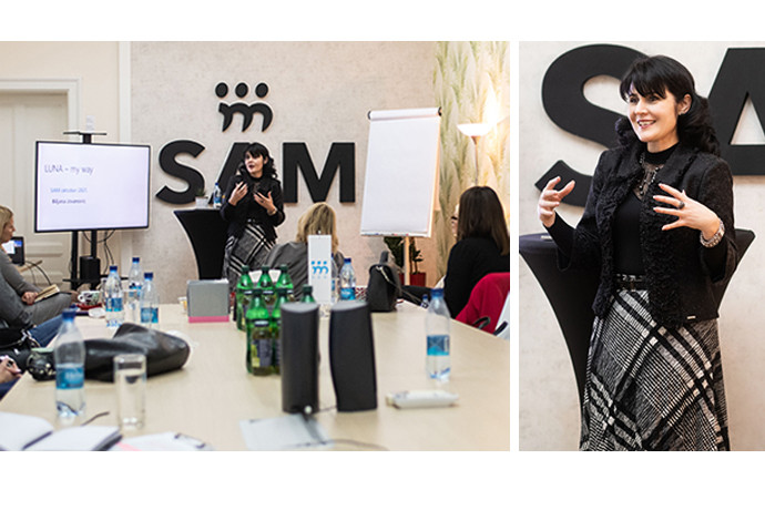 Direktorka i vlasnica Modne kuće LUNA otkrila je ključne principe u razvoju preduzetničke karijere na Mind Networking programu Srpske asocijacije menadžera