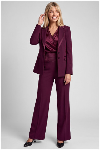 TAILORED DREAPED TROUSERS ELENA 