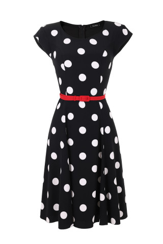 WIDE DRESS GREJS 