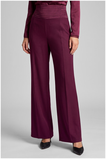 TAILORED DREAPED TROUSERS ELENA 