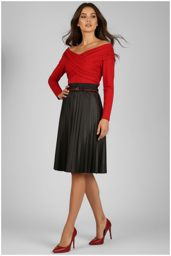 PLEATED MIDI SKIRT BARBARA 