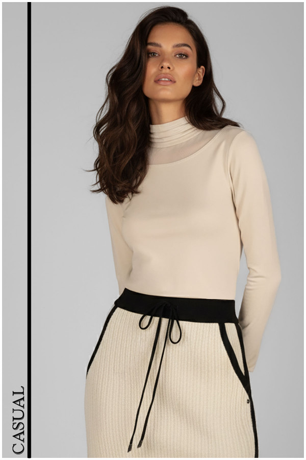 FINE KNIT TURTLENECK LEONA 