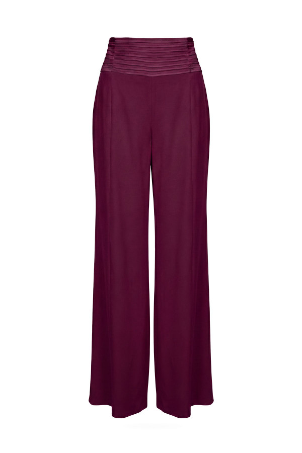 TAILORED DREAPED TROUSERS ELENA 
