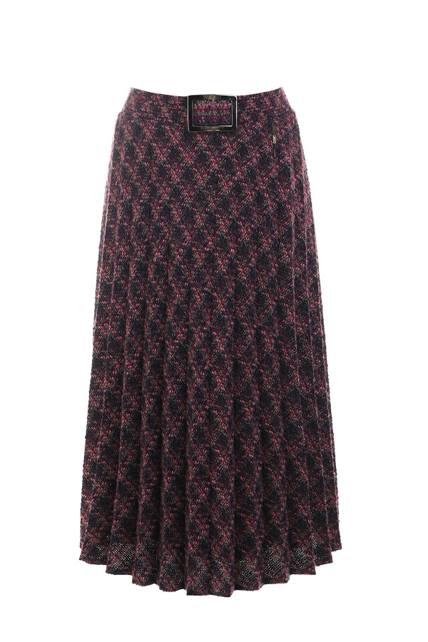 DUGA PLISIRANA SUKNJA GREJS 