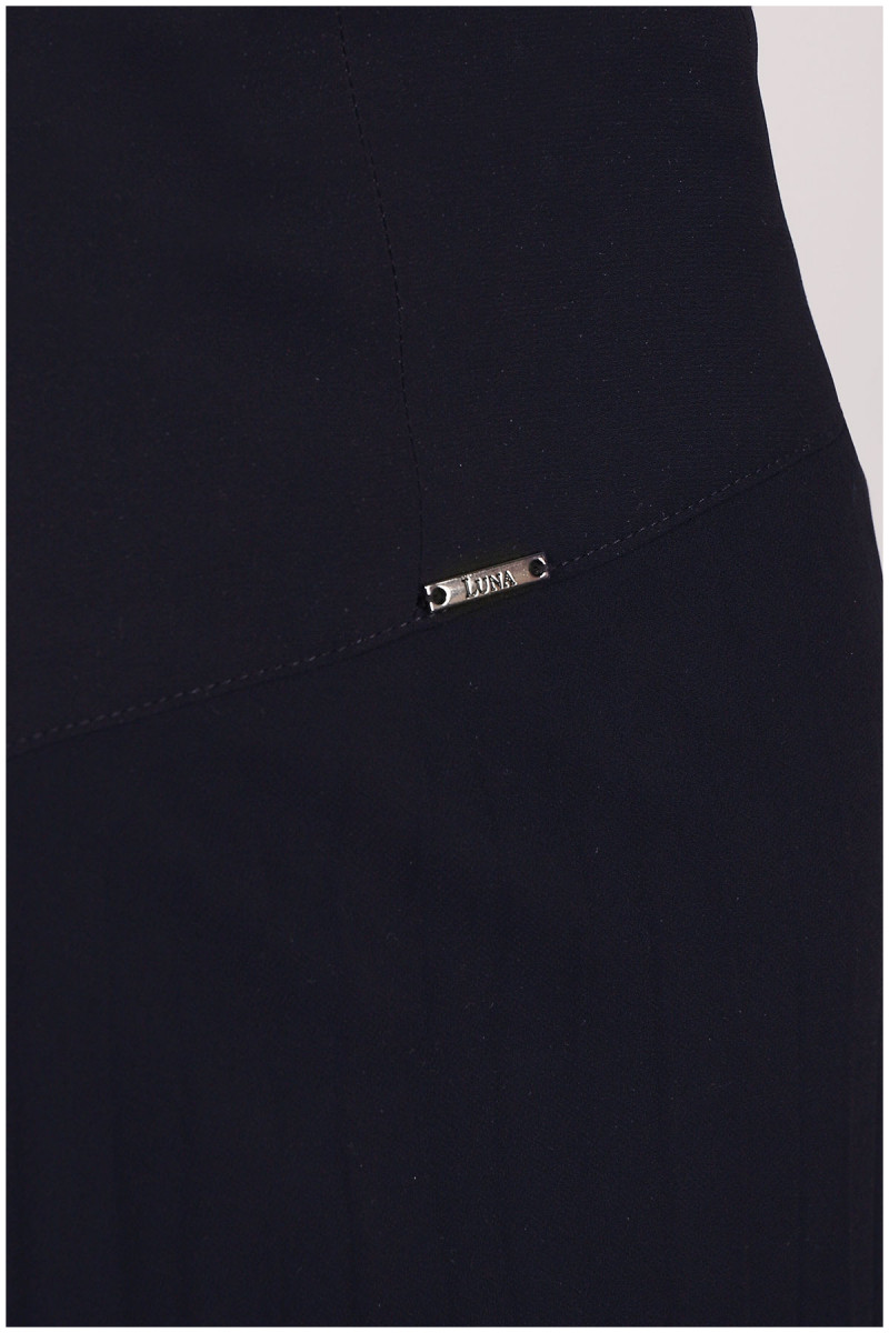 PLEATED TAILORED TROUSERS ALIS / Navy 