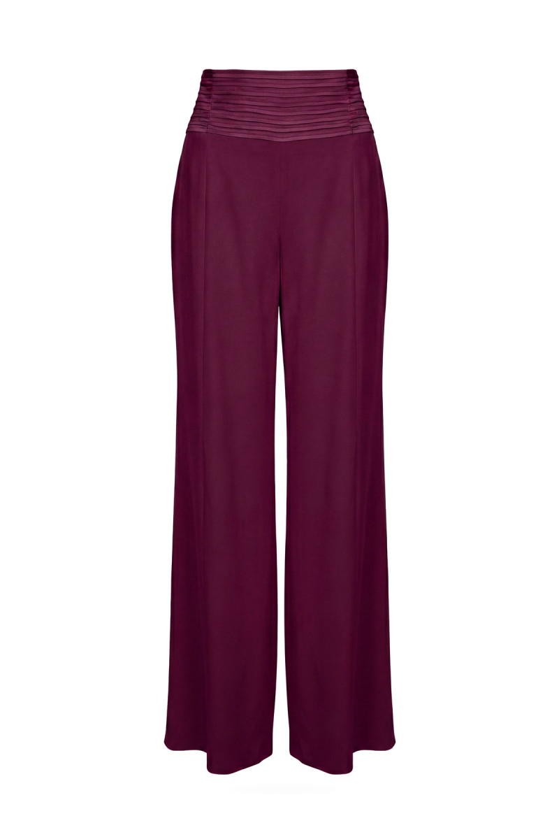TAILORED DREAPED TROUSERS ELENA 