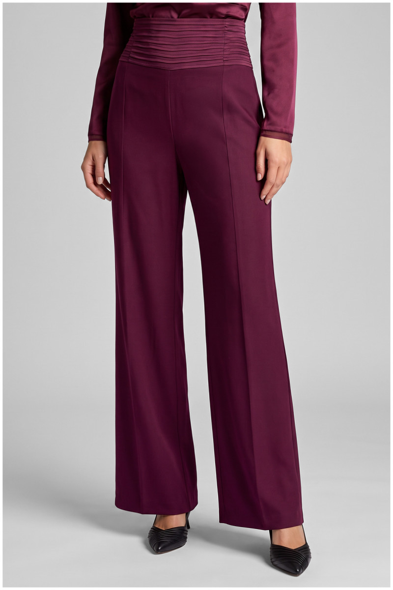 TAILORED DREAPED TROUSERS ELENA 
