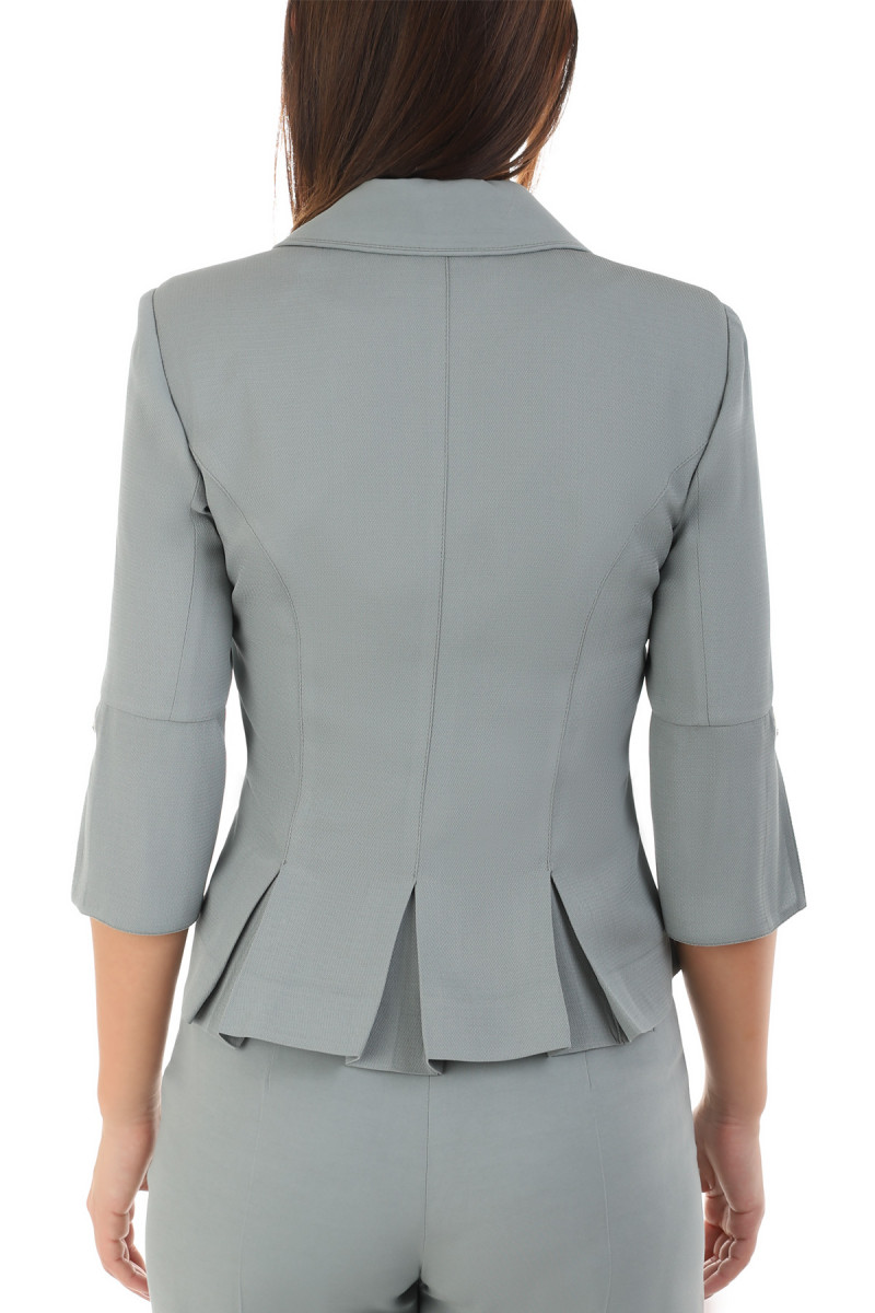 Elegant short sleeve jacket with metallic decoration. | Luna