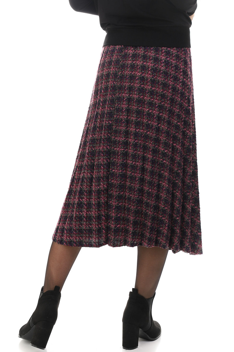 DUGA PLISIRANA SUKNJA GREJS 